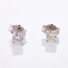 14ct White Gold, 3.3mm Diamond Stud Earrings