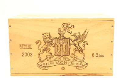 (6) 2003 Chateau Montrose, Saint-Estephe [JR17] [RP98] [WE95] [WS95] (OWC)