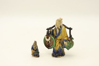 Two Chinese 19th century porcelain figurines