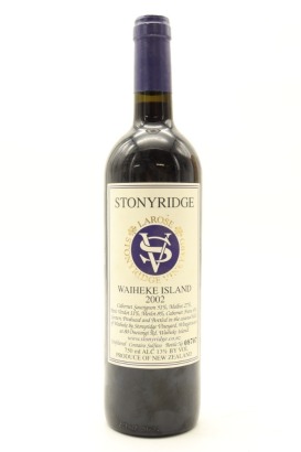 (1) 2002 Stonyridge Vineyard Larose, Waiheke Island