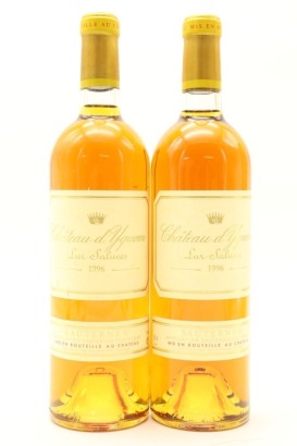 (2) 1996 Chateau d'Yquem, Sauternes [JR18.5] [RP95]