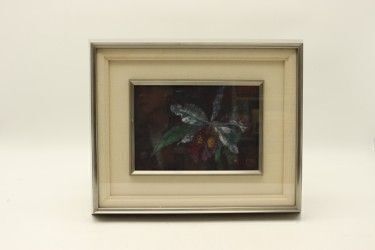 A framed watercolour painting