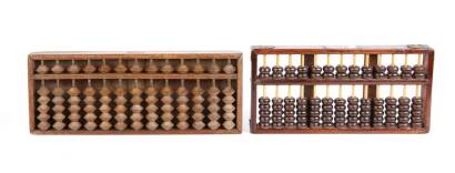 Two Vintage Abacus Sets
