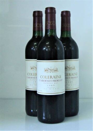 (3) 1989 Te Mata Coleraine, Hawkes Bay