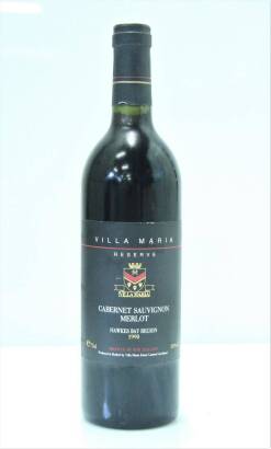 (1) 1990 Villa Maria Reserve Cabernet Sauvignon, Hawkes Bay