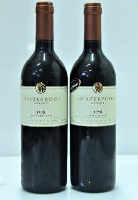 (2) 1998 Glazebrook by Ngatarawa Merlot, Hawkes Bay