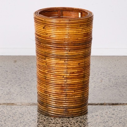 A Rattan Umbrella Stand