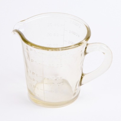 A Vintage Glass Kitchen Measure