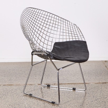 A Harry Bertoia Style Diamond Chair