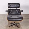 An Eames Replica Lounge Chair and Footstool - 2