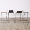 A Set of Four Minimal Sleigh Based Barstools with Formed Ply Seats - 2