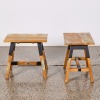 A Pair of Wooden Stools