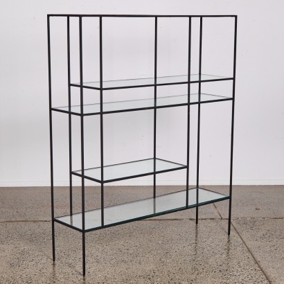 A Euclidean Black Metal Etagere