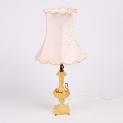 An Elegant Alabaster Table Lamp