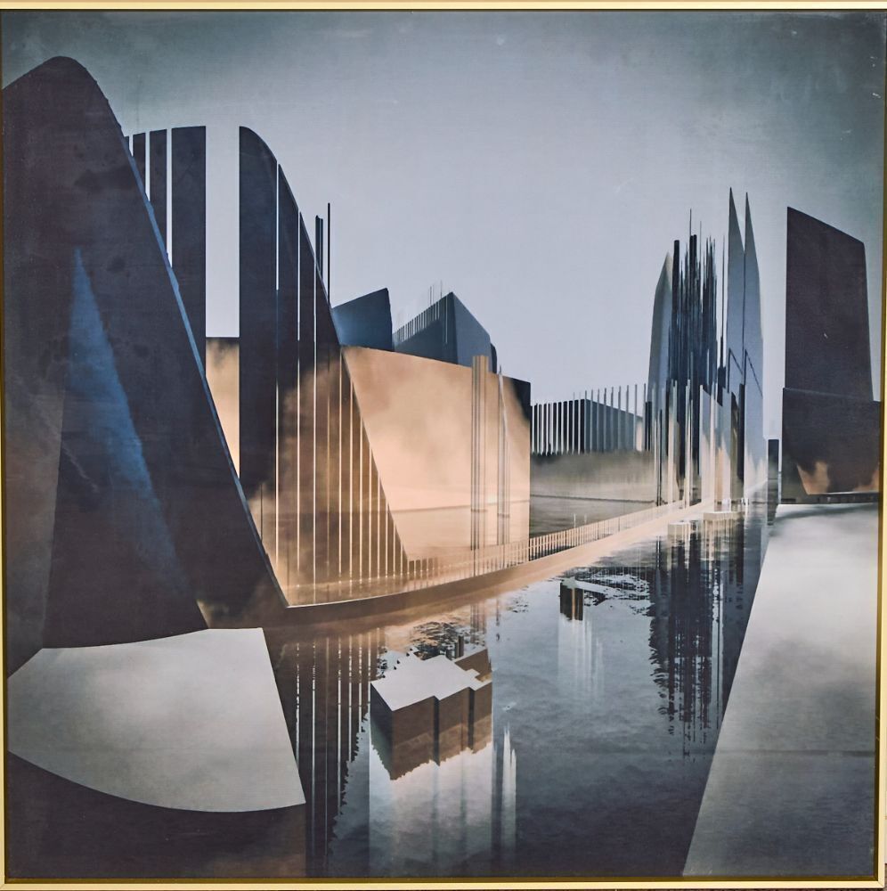 A Paul-Emile Rioux Digital Artwork Vision Of An Urban Territory From ...