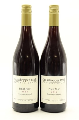 (2) 2012 Grasshopper Rock Earnscleugh Vineyard Pinot Noir, Alexandra