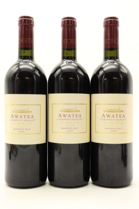 (3) 2004 Te Mata Estate Awatea Cabernets Merlot, Hawke's Bay