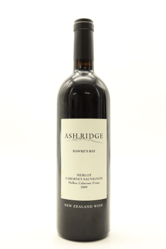 (1) 2009 Ash Ridge Red Blend, Hawke's Bay