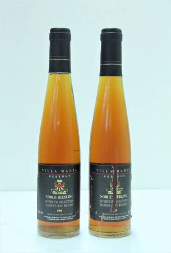 (2) 1994 Villa Maria Noble Riesling 375ml, Hawkes Bay