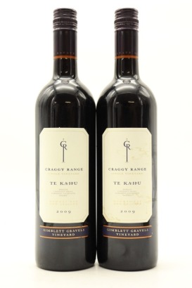 (2) 2009 Craggy Range Te Kahu, Gimblett Gravels