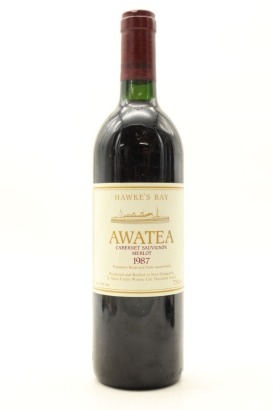 (1) 1987 Te Mata Estate Awatea Cabernets Merlot, Hawke's Bay