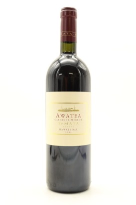 (1) 2003 Te Mata Estate Awatea Cabernets Merlot, Hawke's Bay