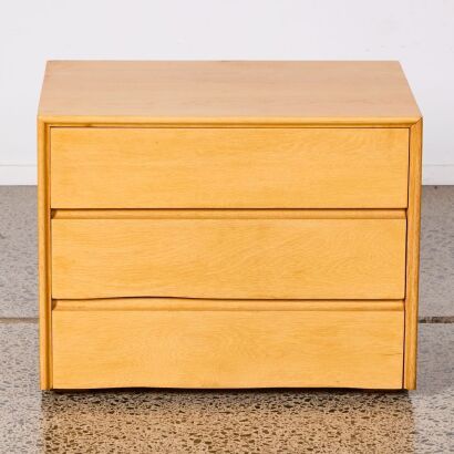 A Sixties Oak Veneer Bedside