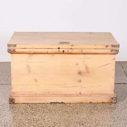 A Baltic Pine Sea Chest