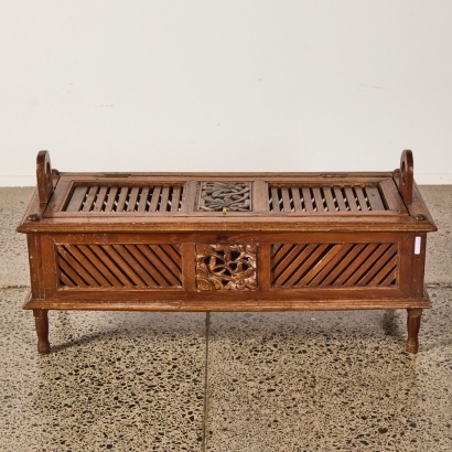 A Teak Balinese Storage Cabinet