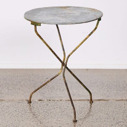 A Rustic French Bistro Folding Table