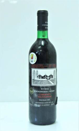 (1) 1991 Wynns Cabernet Sauvignon, Coonawarra