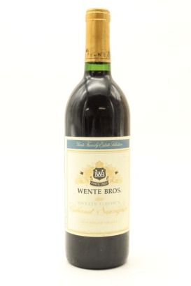 (1) 1991 Wente Bros. Estate Grown Cabernet Sauvignon, Livermore Valley, USA