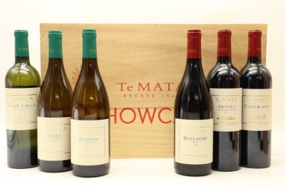 (1) 2015 & 2016 Te Mata Showcase, Hawke's Bay, 6 Bottles Sold as One Lot