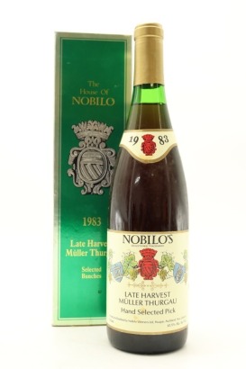 (1) 1983 Nobilo's Late Harvest Muller Thurgau, Huapai (GB)