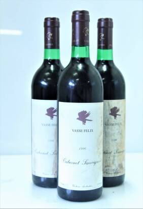 (3) 1996 Vasse Felix Cabernet Sauvignon, Margaret River