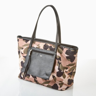 Hugo Boss, Nylon Camouflage Print Tote Bag