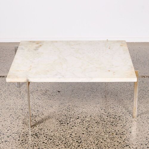 A Fritz Hansen PK61 Marble Topped Coffee Table
