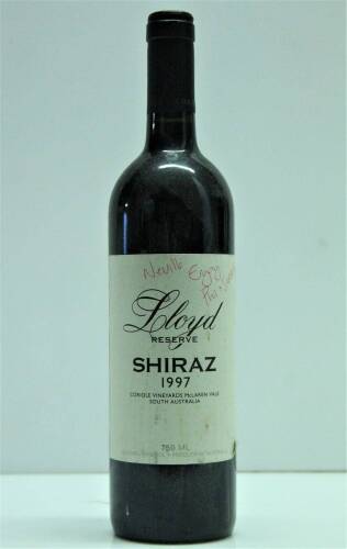 (1) 1997 Coriole Lloyd Reserve Shiraz, McLaren Vale