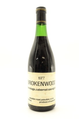 (1) 1977 Brokenwood Hermitage Cabernet Sauvignon, Australia, 738ml