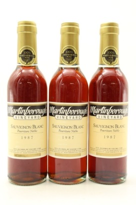 (3) 1987 Martinborough Vineyard Pourriture Noble Sauvignon Blanc, Martinborough, 375ml