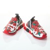 Dolce and Gabbana, Red Flower Sneakers, Size 35 with Box