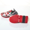 Dolce and Gabbana, Red Flower Sneakers, Size 35 with Box - 2
