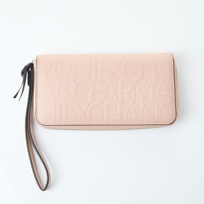 Armani Exchange Blush Pink Zip Around Wallet - Near new