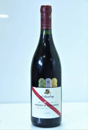 (1) 1998 d'Arenberg 'd'Arrys Original' Grenache/Shiraz, McLaren Vale