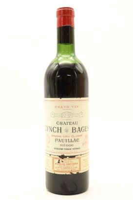 (1) 1961 Chateau Lynch-Bages, Pauillac [JR17.5] [RP95] (MS)