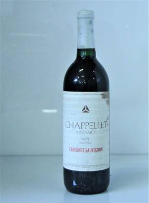 (1) 1973 Chappellet Cabernet Sauvignon Napa