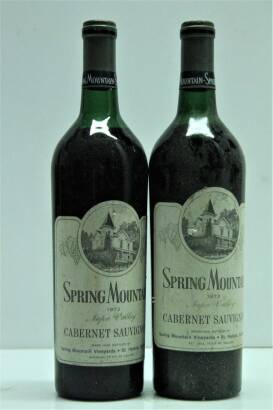 (2) 1973 Spring Mountain Cabernet Sauvignon, Napa
