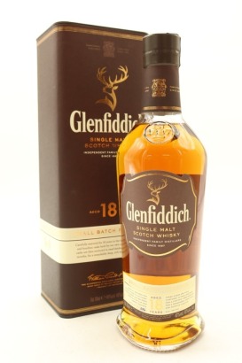 (1) Glenfiddich 18 Year Old Small Batch Release Single Malt Scotch Whisky, 40% ABV (GB)