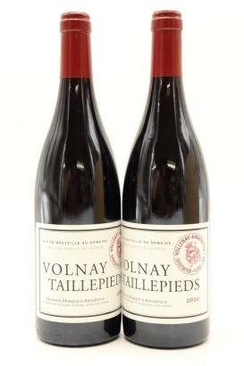 (2) 2020 Domaine Marquis d'Angerville Taille Pieds, Volnay Premier Cru