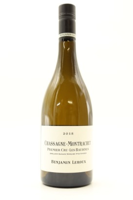 (1) 2018 Benjamin Leroux Les Baudines, Chassagne-Montrachet Premier Cru [JR16.5]